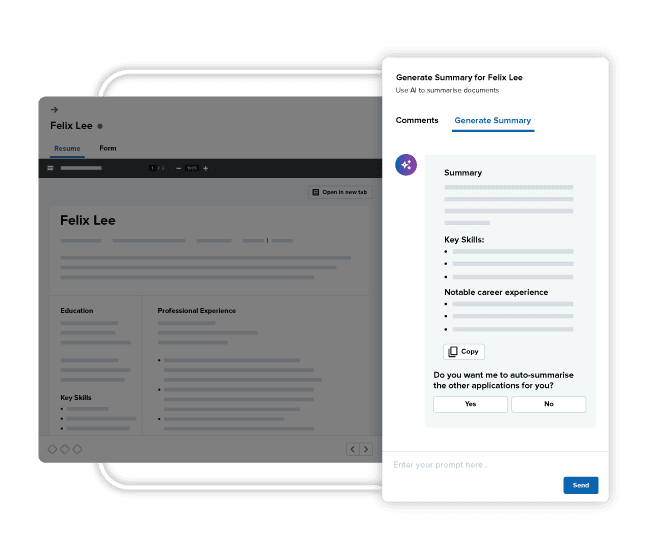 Pageup Resume Summary Ui Image